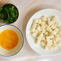 鸡蛋炒麻糍#年夜饭菜谱#的做法图解1