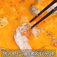 #打工人的健康餐#青麦茄汁大虾的做法图解12