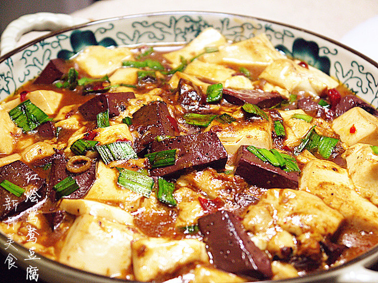 浓汤宝试用--红烩鸳鸯豆腐的做法