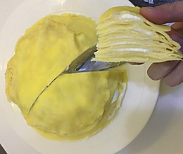 榴莲千层蛋糕的做法