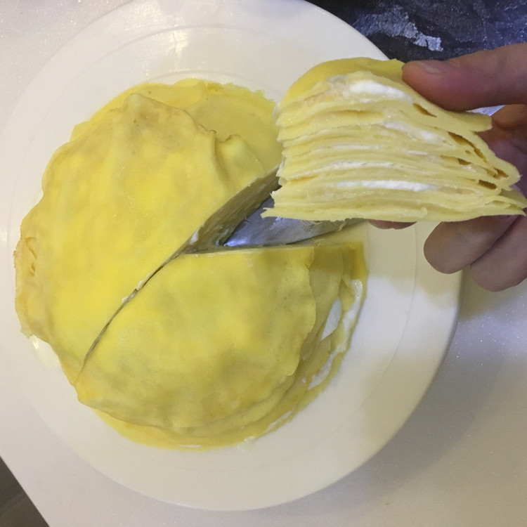 榴莲千层蛋糕的做法