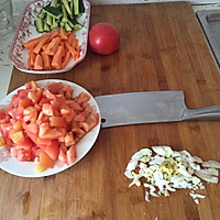 番茄虾锅的做法图解3