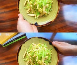 豆腐干炒莴笋的做法