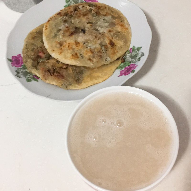 缸豆肉末饼的做法