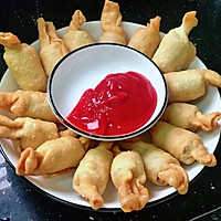 剩余的饺子皮，这样吃，高级的做法图解1
