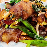 #我心中的冬日限定#腊猪头肉炒蒜苗豆干的做法图解11