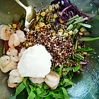 虾仁紫甘蓝沙拉和越南春卷#中粮我买#超模“滋”料大公开的做法图解17