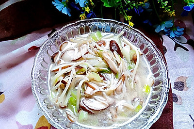 香菇银鱼汤