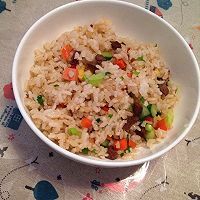 酱油炒饭的做法图解6