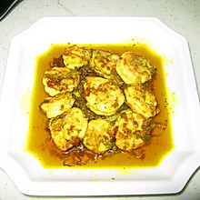 葱香咖喱烧大虾