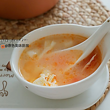 西红柿年糕汤