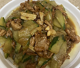 黄瓜炒肉片的做法