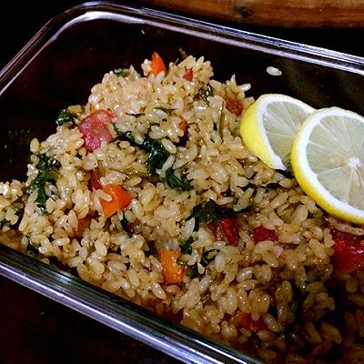 芹菜香肠烤饭