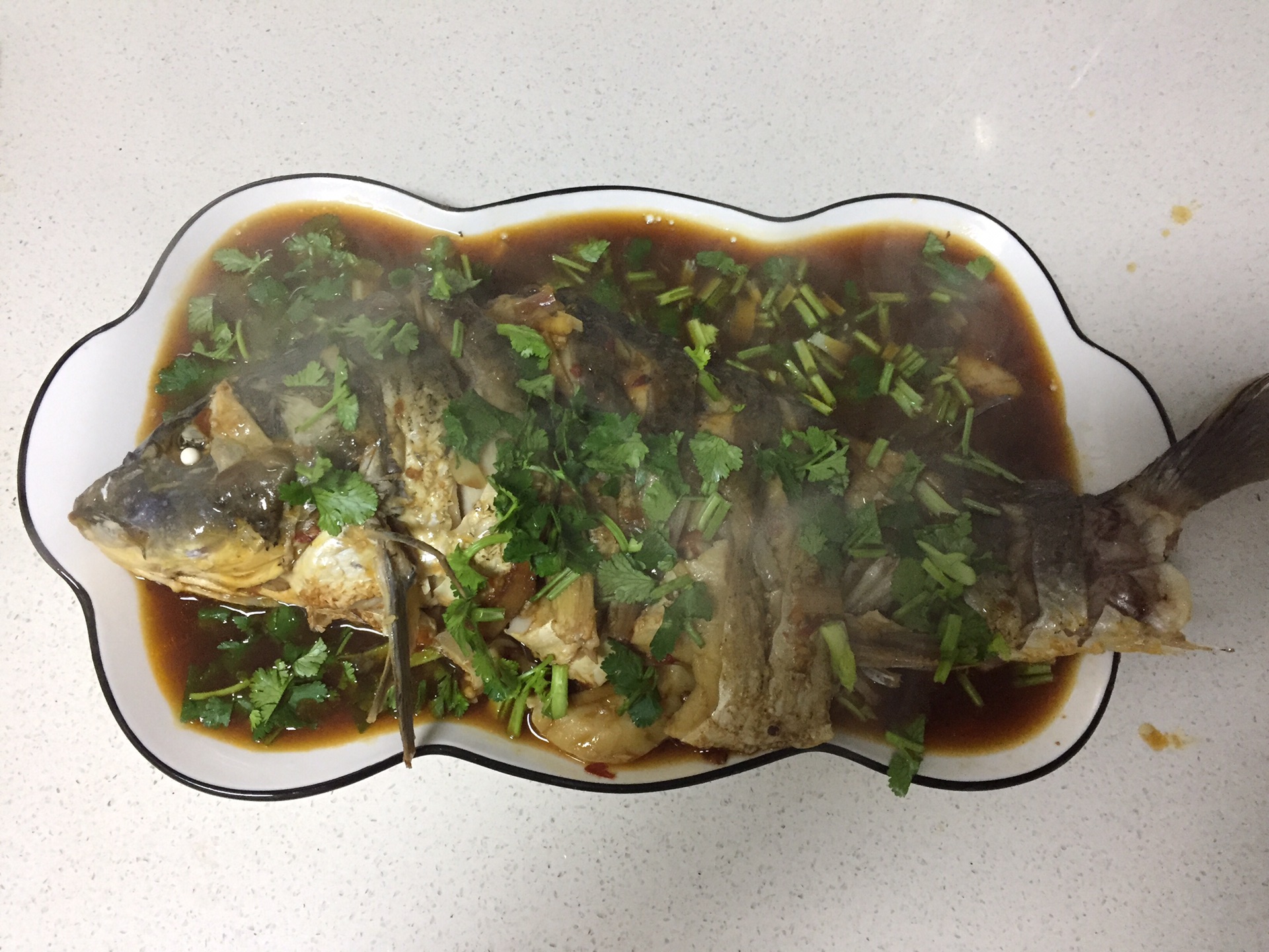 Braised carp