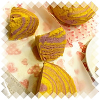 健康朝食--南瓜紫薯发糕的做法图解11