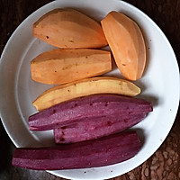 紫薯红薯手工芋圆（清心丸）的做法图解2