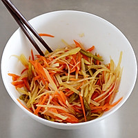 凉拌酸辣土豆丝的做法图解4