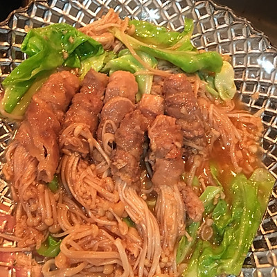 金针菇牛肉卷