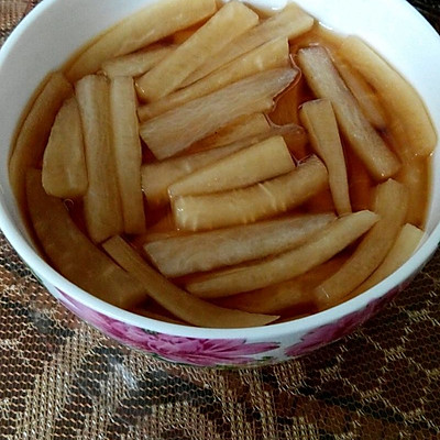 酒店级小菜～腌白萝卜