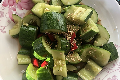 酸甜辣拍黄瓜