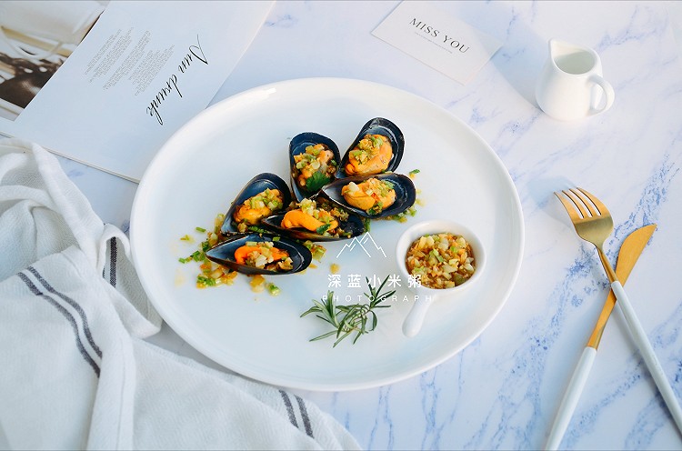 蒜香贻贝的做法