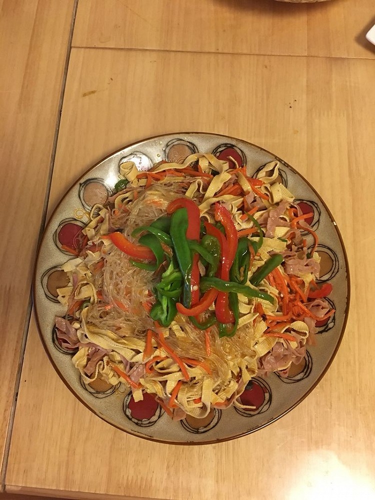 素三丝的做法
