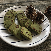 抹茶红豆饼干的做法图解10