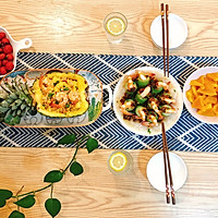 超鲜的高颜值虾仁菠萝饭的做法图解13