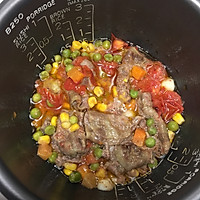 番茄肥牛电饭锅焖饭的做法图解5