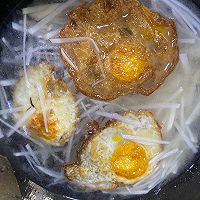 萝卜丝煎蛋汤、也太好喝了吧！！的做法图解8