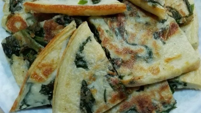 红薯叶煎饼
