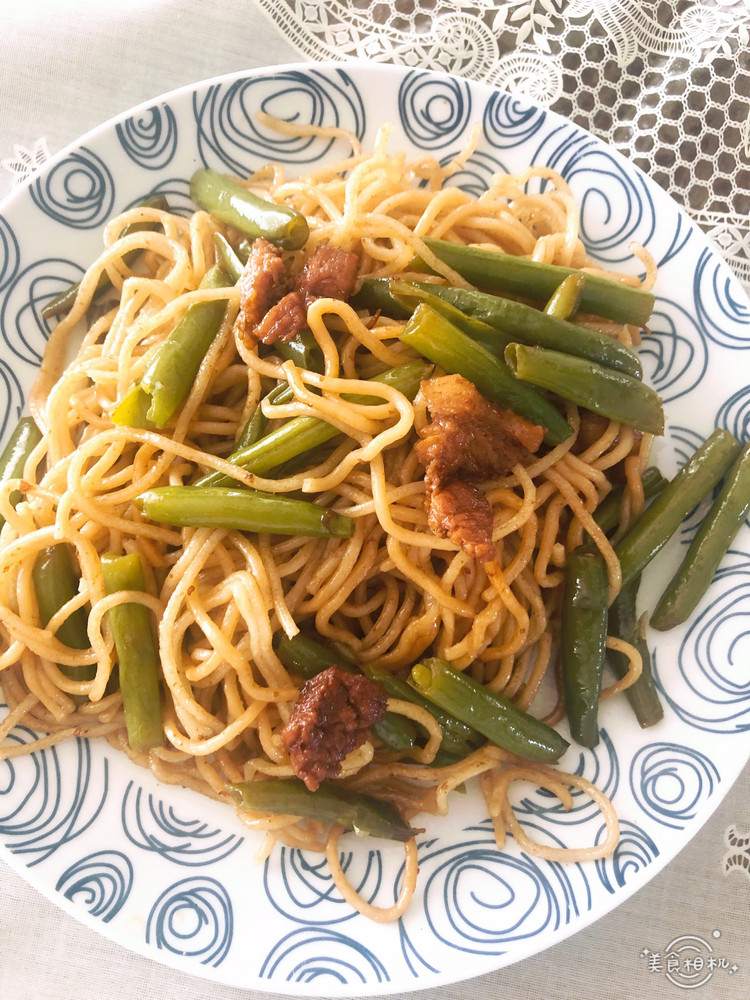 豆角焖面的做法