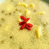 小米绿豆番薯粥的做法图解1