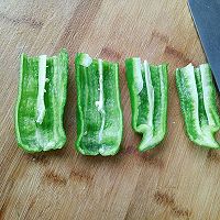 肉末虎皮青椒的做法图解2