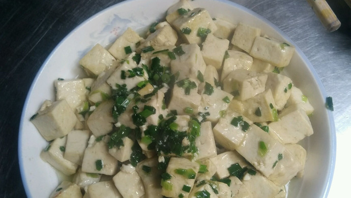 小葱炒豆腐