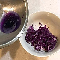 凉拌紫高丽菜的做法图解4