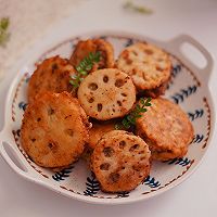 #味达美星厨X小厨中秋团圆宴#酥炸藕盒的做法图解1