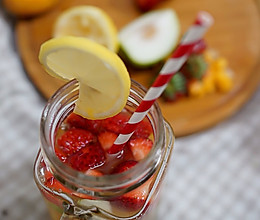 夏天的酸甜滋味--水果冷泡茶#七彩七夕#的做法