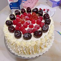 车厘子树莓蛋糕的做法图解4