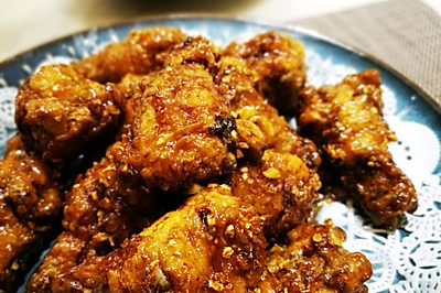 韩式蒜香蜜汁炸鸡