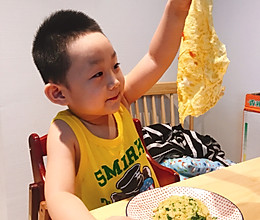 宝宝爱吃的蛋包饭炒饭的做法