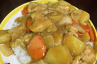 咖喱鸡肉饭