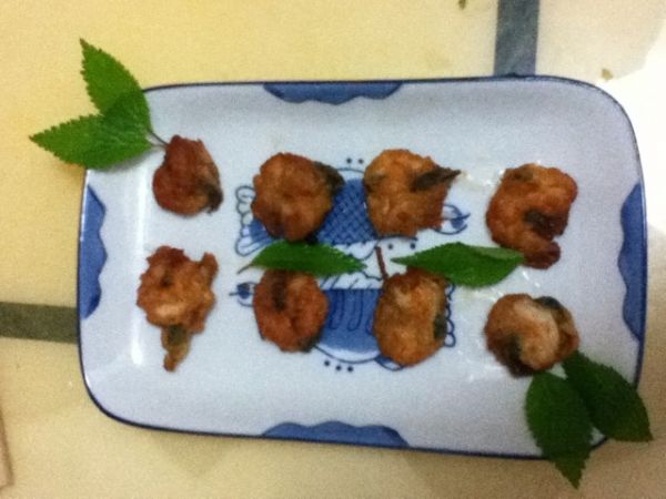 黄金薄荷大虾球