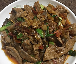 爆炒猪肝的做法