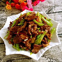 青椒爆肉片的做法图解11