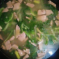 青菜猪肝汤的做法图解7