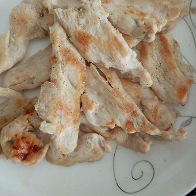 煎鸡脯肉（无油）减肥餐