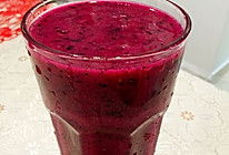 火龙果蓝莓汁的做法