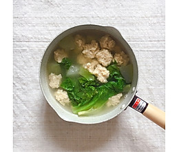 生菜冬瓜雞胸肉肉丸湯的做法