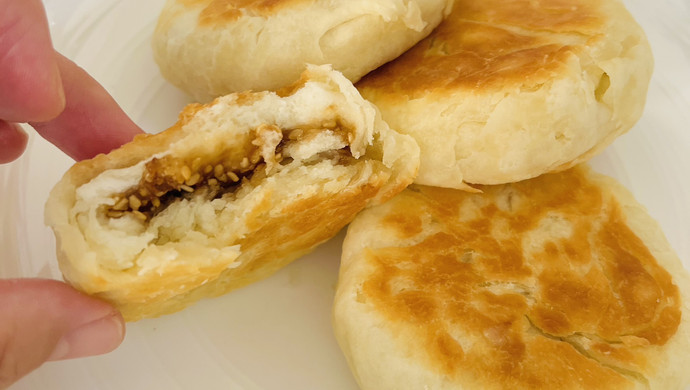 发面糖饼和发面椒盐饼